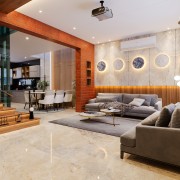 Concrete Hues Livingroom Design